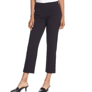 Jarbo Side Zip Black Crop Pants Women's Large EUR 40